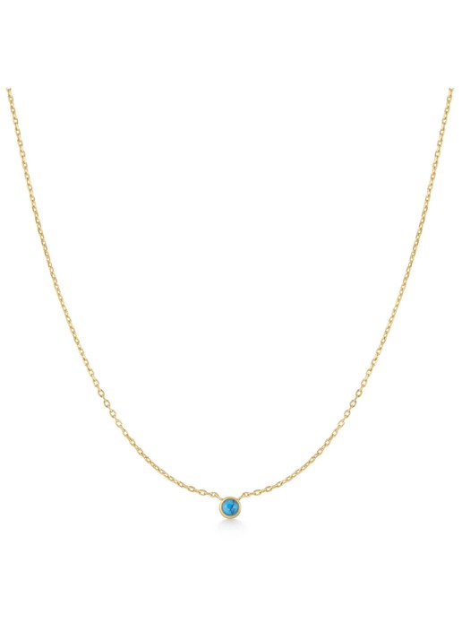 Ania Haie Solitaire ketting S verguld