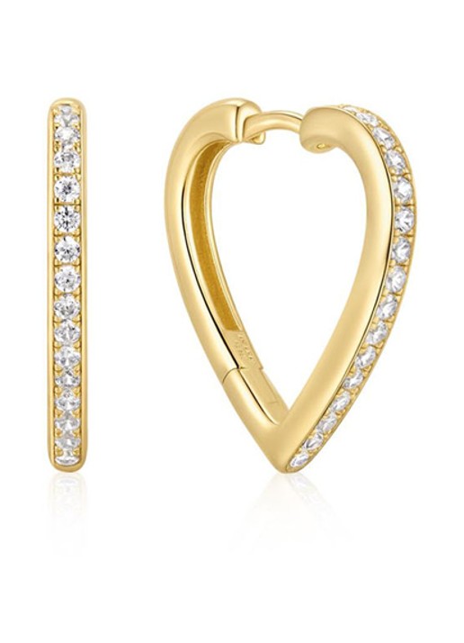 Ania Haie Sparkle Heart Hug oorringen