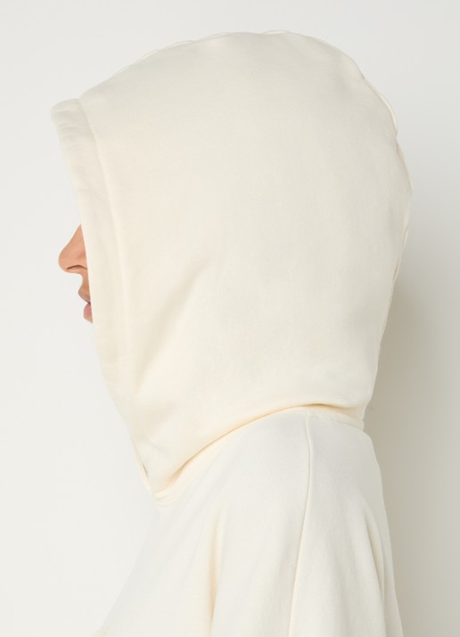 Anine Bing Harvey hoodie met logoborduring - detail 5 creme