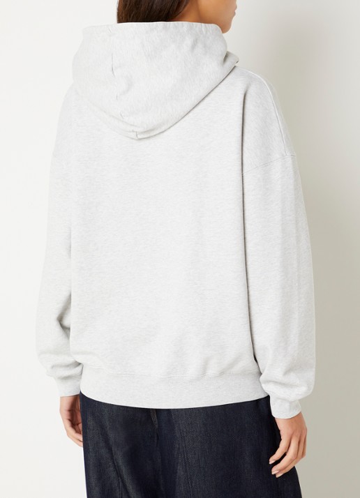 Anine Bing Harvey hoodie met logoprint - achterkant 5 grijsmele