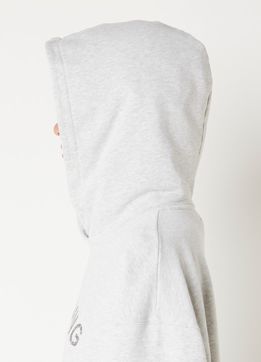 Anine Bing Harvey hoodie met logoprint - detail 2 grijsmele