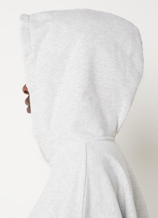 Anine Bing Harvey oversized hoodie met logoprint - detail 3 grijsmele