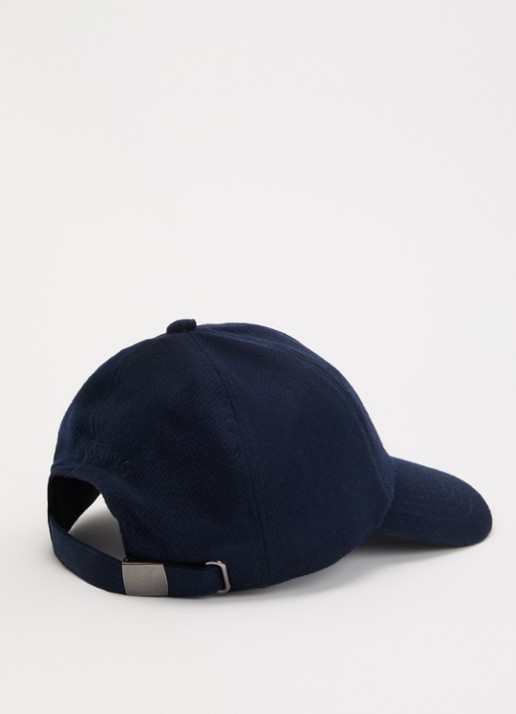 Anine Bing Jeremy pet in wolblend - detail donkerblauw