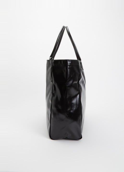 Anine Bing Leo shopper met logo - detail 2 zwart