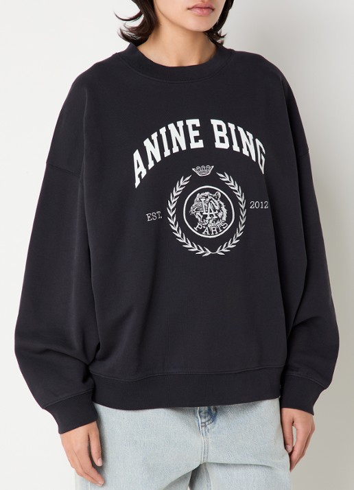Anine Bing Miles sweater met logo