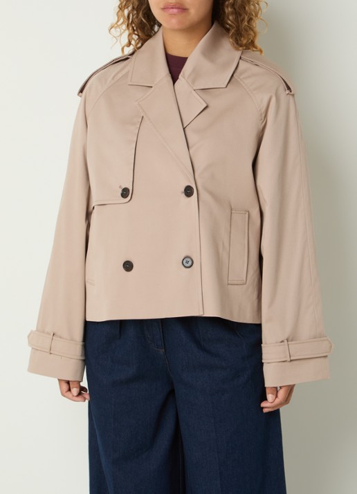 Anine Bing Rickie trenchcoat met steekzakken