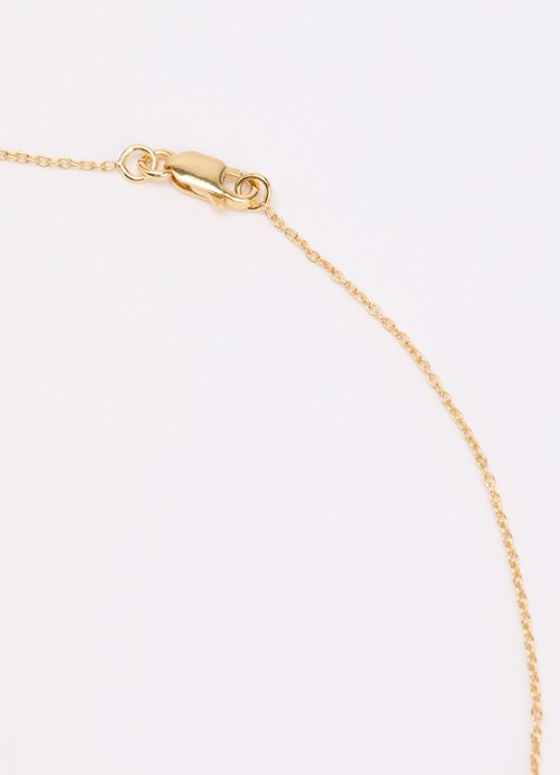 Anna + Nina Anchor ketting verguld - detail 2 goud