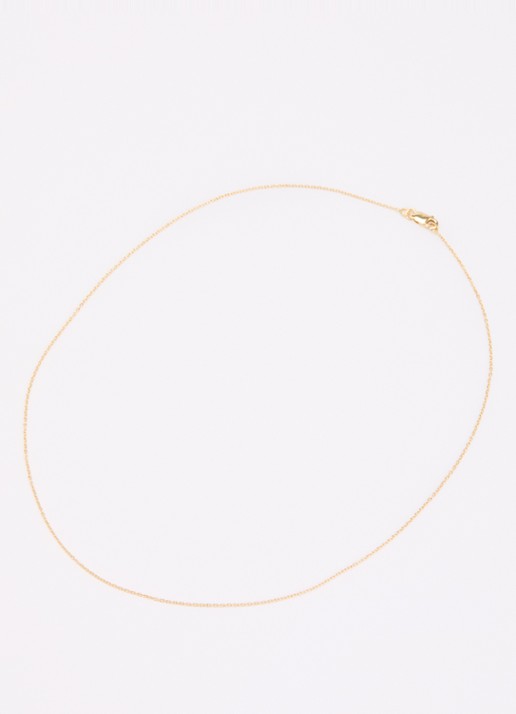Anna + Nina Anchor ketting verguld - detail 3 goud