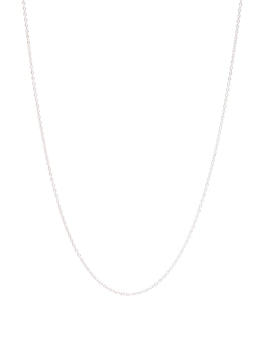 Anna + Nina Anchor ketting verguld - voorkant zilver