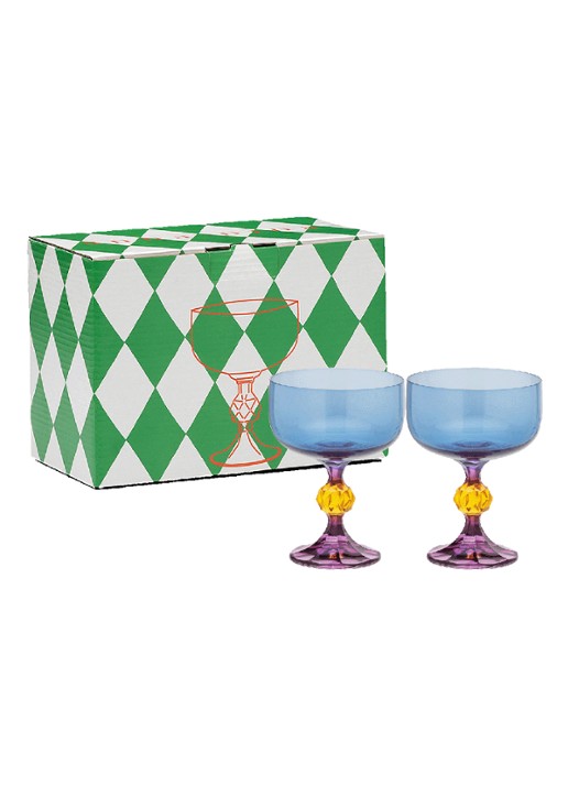 Anna + Nina Bliss cocktailglas set van 2