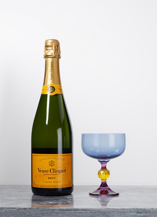 Anna + Nina Bliss cocktailglas - voorkant 2 multicolor