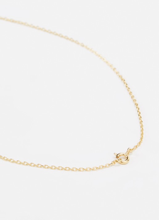 Anna + Nina Bravery Heart ketting  - detail 2 goud