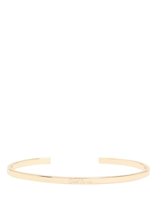 Anna + Nina C'est La Vie bangle verguld