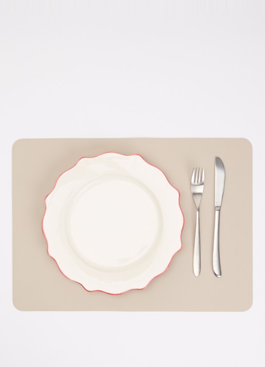Anna + Nina Carmine dinerbord 26 cm - detail 2 roze