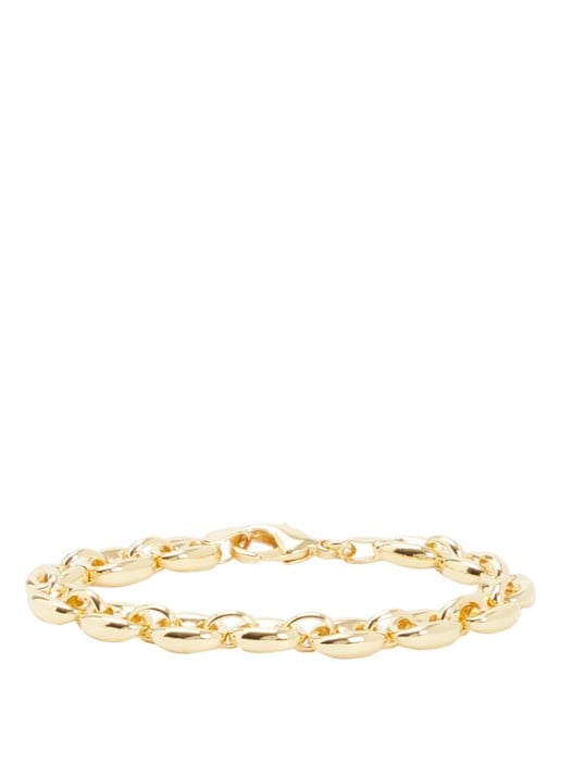 Anna + Nina Chunky Coffee Bean schakelarmband