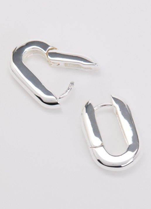 Anna + Nina Cleo oorringen verguld - detail zilver