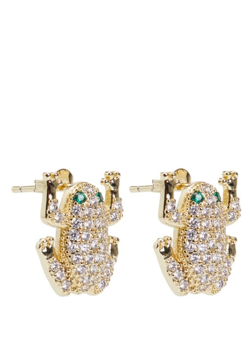 Anna + Nina Enchanted Froggies oorknopjes