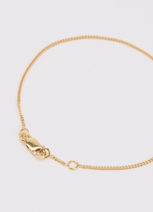 Anna + Nina Gourmet armband verguld - detail goud