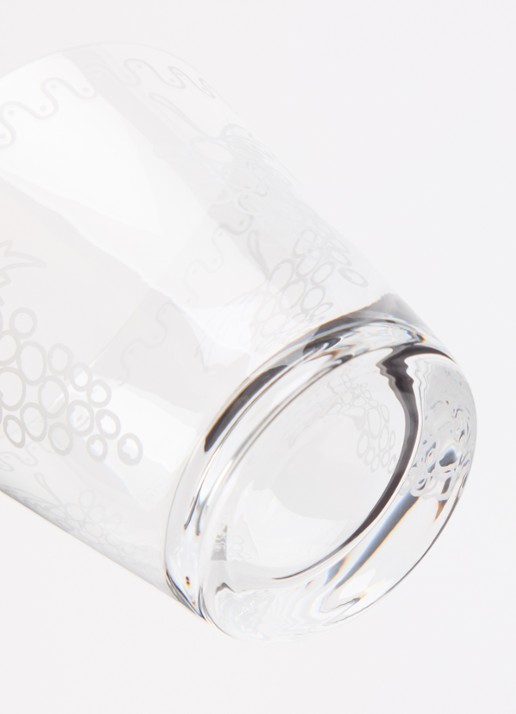 Anna + Nina Grapevine waterglas  - voorkant 2 wit