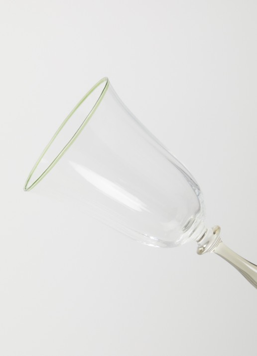 Anna + Nina Lily Optic wijnglas 25 cl - detail 3 geel