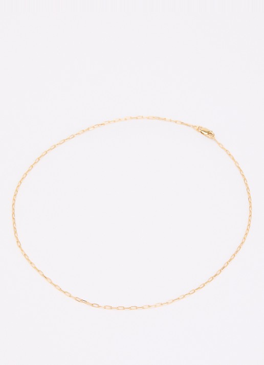 Anna + Nina Link ketting verguld - detail goud