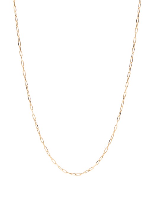 Anna + Nina Link ketting verguld - voorkant 7 goud