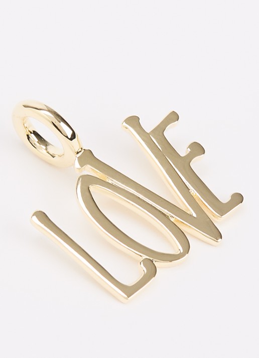 Anna + Nina Love bedel - detail goud