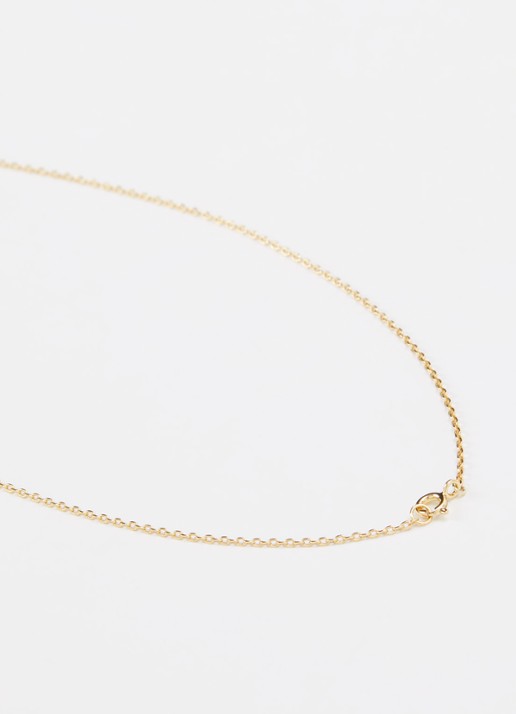 Anna + Nina Love Note ketting verguld - detail 4 goud