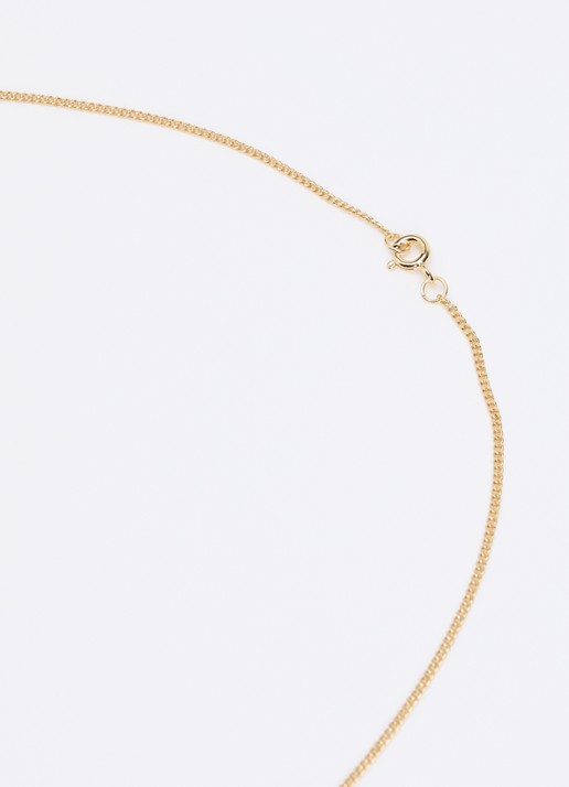 Anna + Nina Mix It Up ketting met hanger - detail 3 goud