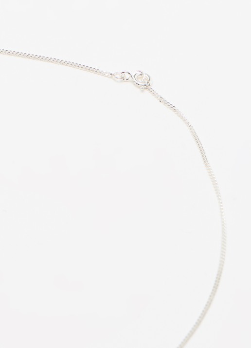 Anna + Nina Mix It Up ketting met hanger - detail 3 zilver