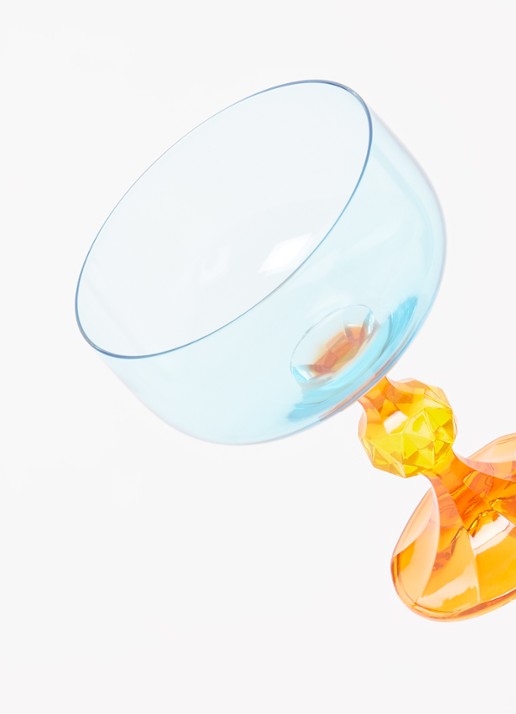 Anna + Nina Paradise cocktailglas - detail multicolor