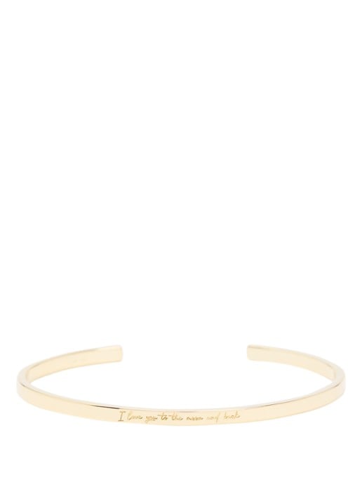 Anna + Nina To The Moon And Back bangle verguld