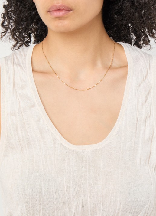 Anna + Nina Venetian ketting verguld - voorkant 6 goud