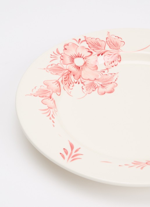 Anna + Nina Whimsical dinerbord 26 cm - detail roze