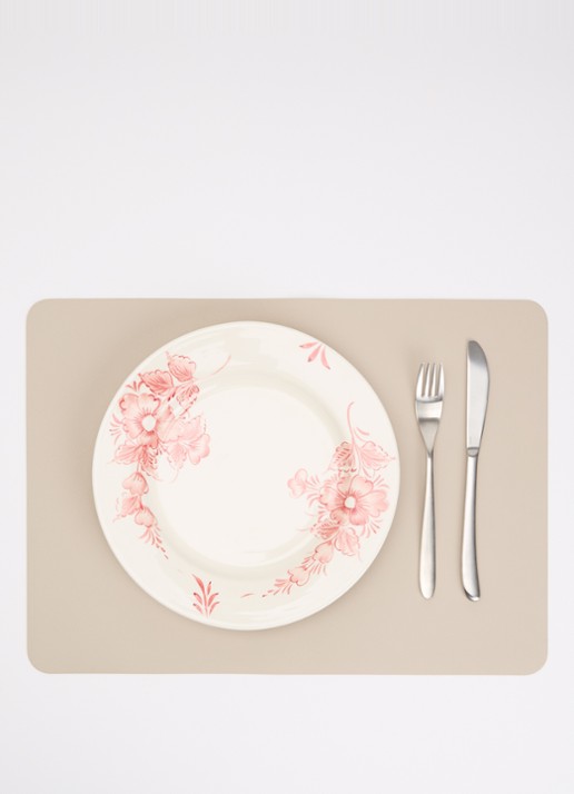 Anna + Nina Whimsical dinerbord 26 cm - detail 2 roze