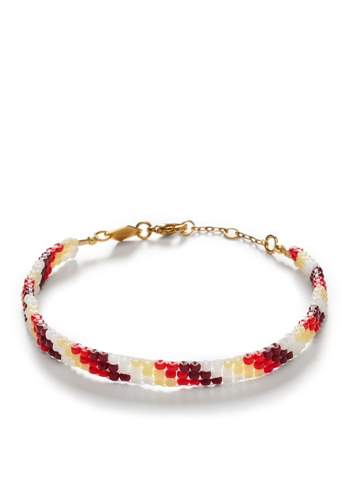 ANNI LU Arizona kralenarmband verguld