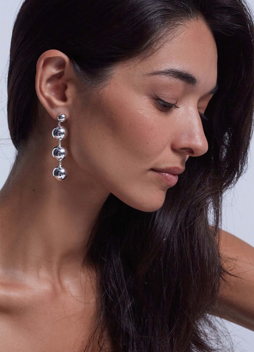 ANNI LU Hi ho oorstekers  - voorkant 2 zilver