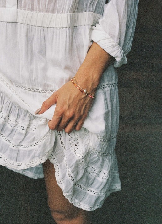 ANNI LU Pearly armband verguld - voorkant 2 goud