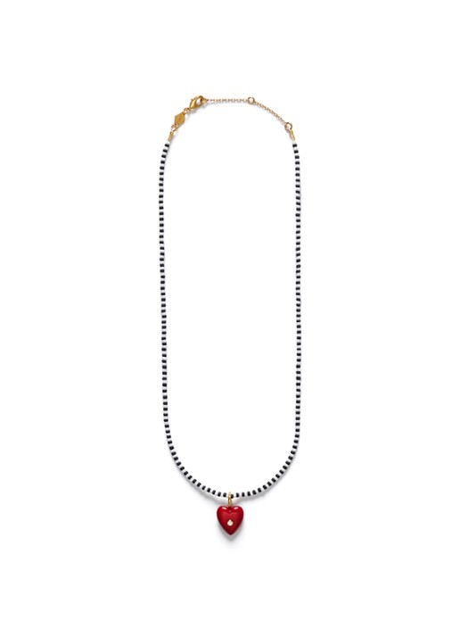 ANNI LU Pure Heart ketting - voorkant 2 ivoor