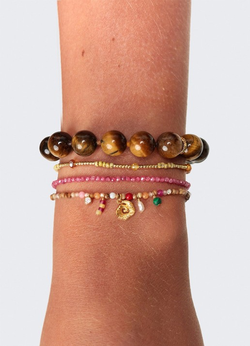 ANNI LU Sandy Harmony armband verguld - detail 3 goud