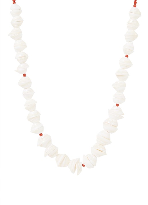 ANNI LU Seashell Smiles ketting  - voorkant goud