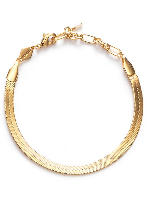 ANNI LU Snake charmer armband verguld