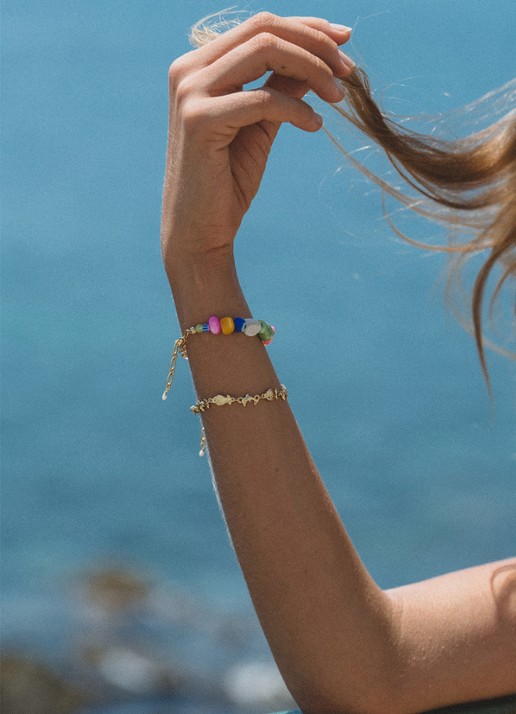 ANNI LU Summerstuff armband verguld  - voorkant 3 goud