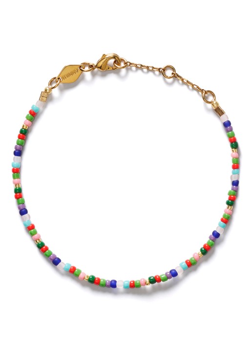 ANNI LU Tutti Journey armband verguld - voorkant 2 multicolor