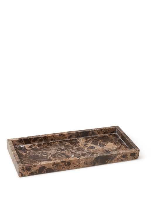 Aquanova Hammam schaal 35 cm - voorkant 2 donkerbruin