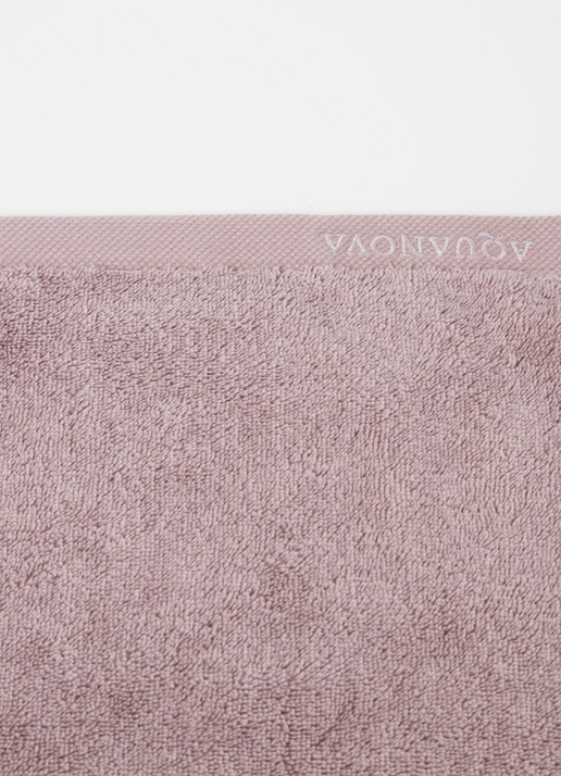 Aquanova London badhanddoek - 600 gr/m² - 55 x 100 cm - detail taupe
