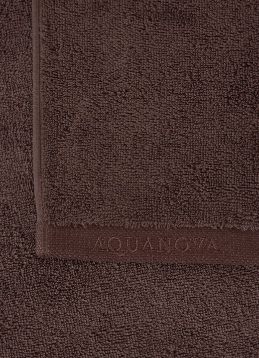Aquanova London badhanddoek - 600 gr/m² - 55 x 100 cm - detail 3 bruin