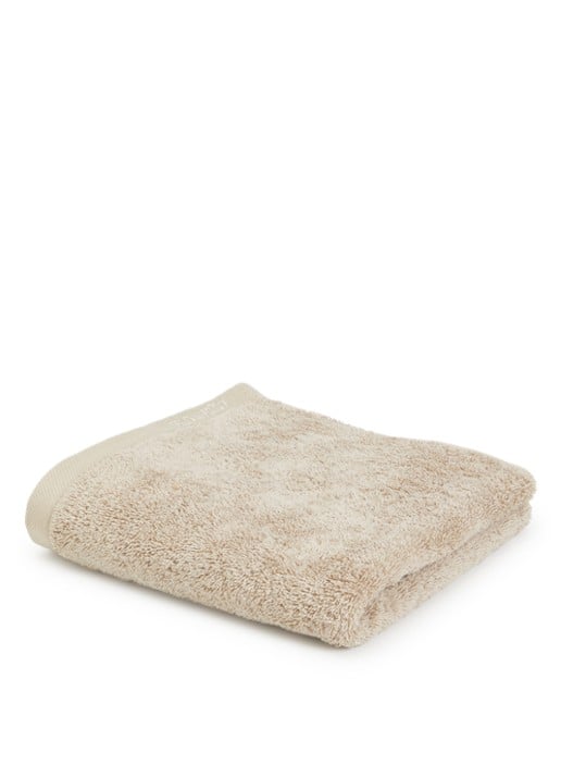 Aquanova London badhanddoek - 600 gr/m² - 55 x 100 cm - voorkant beige