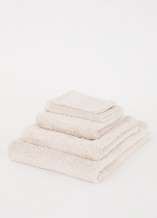 Aquanova London badhanddoek - 600 gr/m² - 55 x 100 cm - voorkant 2 beige