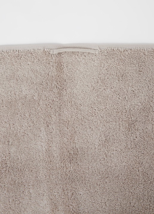 Aquanova London badhanddoek van Egyptisch katoen - 600 gr/m2 - 55 x 100 cm - detail 3 beige